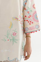 Stitched Embroidered Lawn Suit