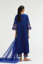 Stitched Embroidered Lawn Suit