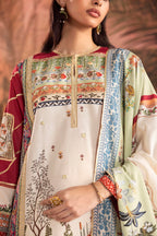 Stitched Embroidered Raw Silk Suit
