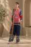Stitched Embroidered Raw Silk Suit