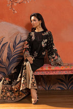 Stitched Embroidered Raw Silk Shirt