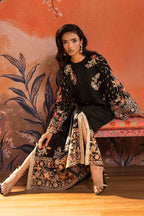 Stitched Embroidered Raw Silk Shirt