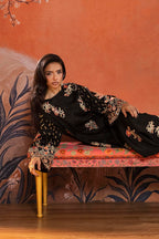 Stitched Embroidered Raw Silk Shirt