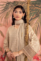 Stitched Embroidered Georgette Suit