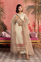 Stitched Embroidered Slub Suit