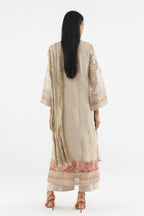 Stitched Embroidered Slub Suit