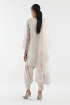 Stitched Embroidered Slub Suit