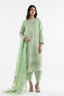 Stitched Embroidered Raw Silk Suit