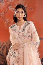 Stitched Embroidered Raw Silk Suit
