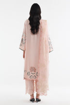 Stitched Embroidered Raw Silk Suit