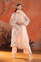 Stitched Embroidered Raw Silk Suit