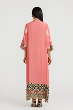 Stitched Luxury Embroidered Raw Silk Shirt