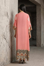 Stitched Luxury Embroidered Raw Silk Shirt