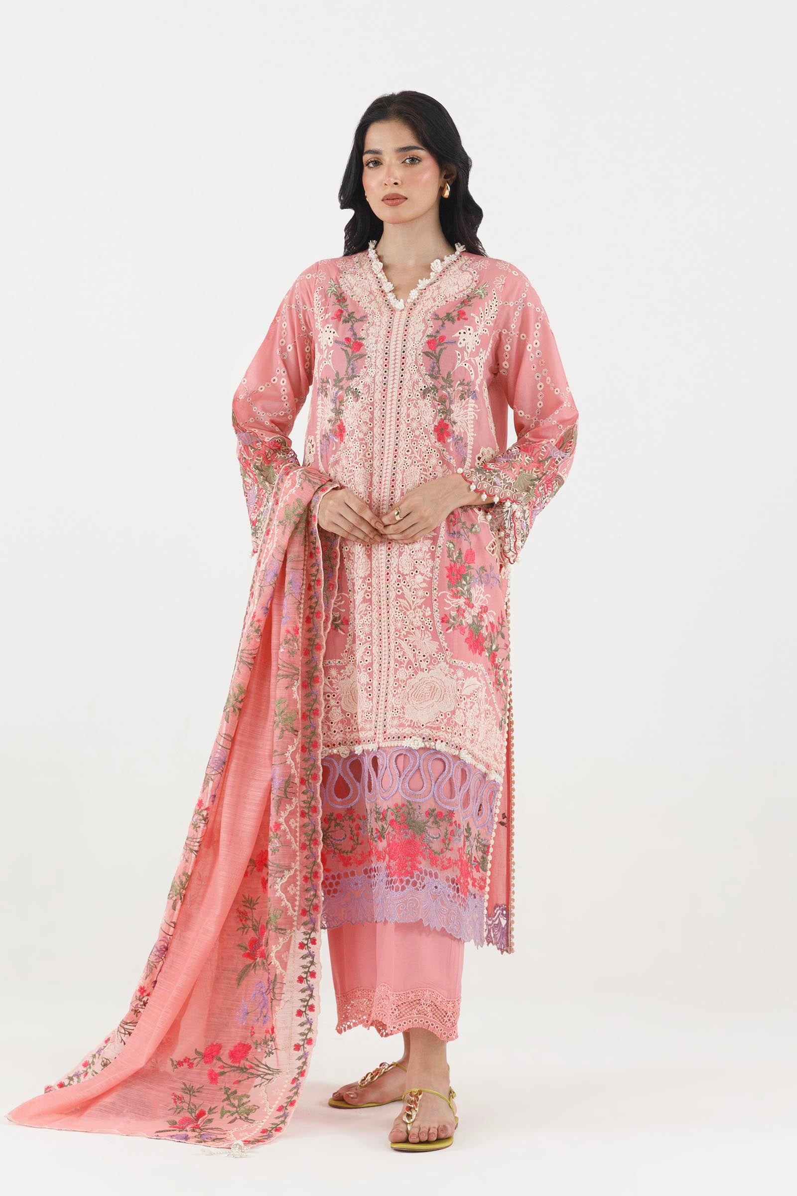Stitched Printed Lawn Suit Main image