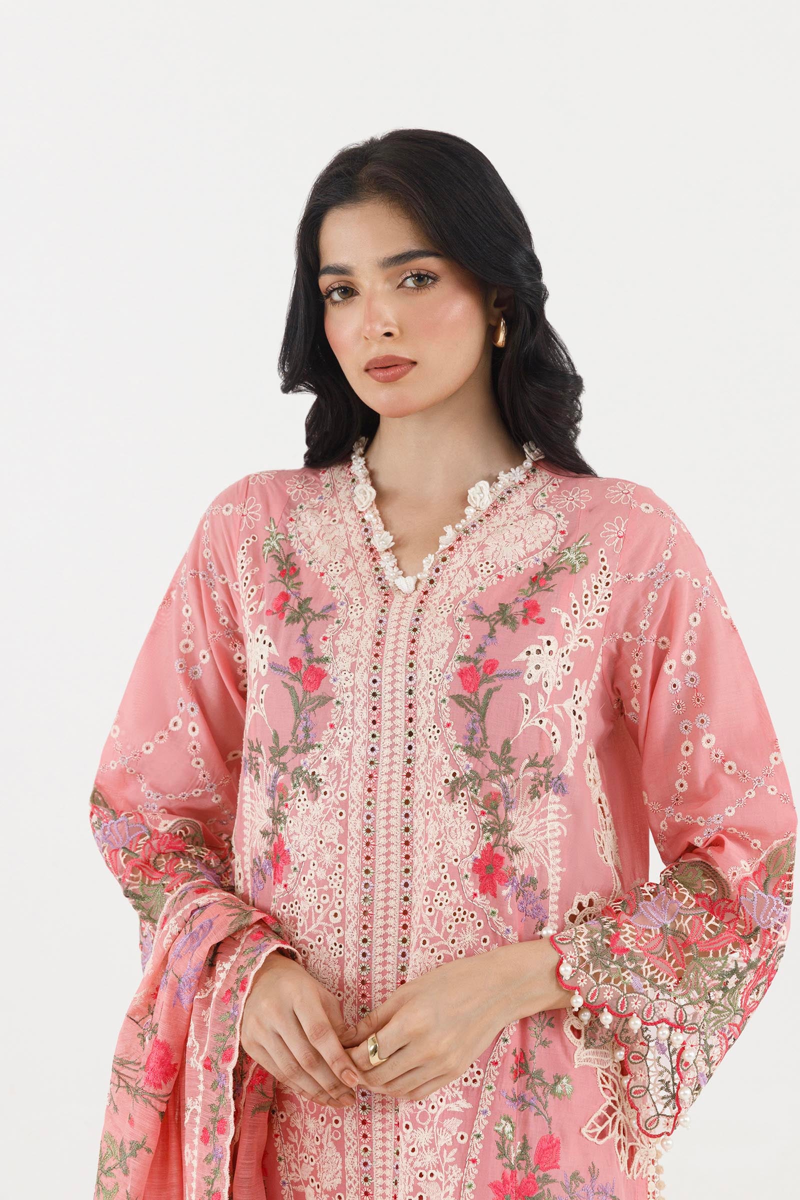 Stitched Printed Lawn Suit Secondary image