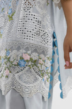 Stitched Embroidered Lawn Suit