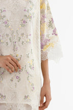 Stitched Embroidered Lawn Suit