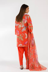 Stitched Printed Lawn Suit