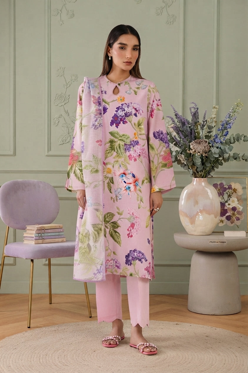 Stitched Printed Lawn Suit Main image