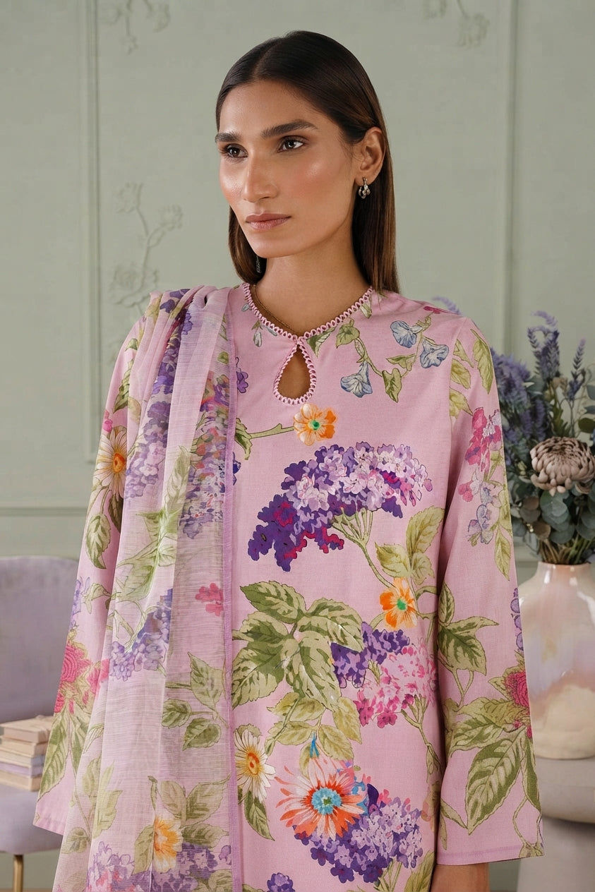 Stitched Printed Lawn Suit