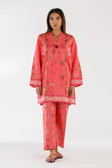 Stitched Printed Lawn Shirt+ Culotte