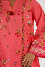 Stitched Printed Lawn Shirt+ Culotte