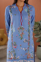 Stitched Printed Lawn Shirt+ Culotte