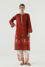 Stitched Printed Lawn Shirt+ Bottom