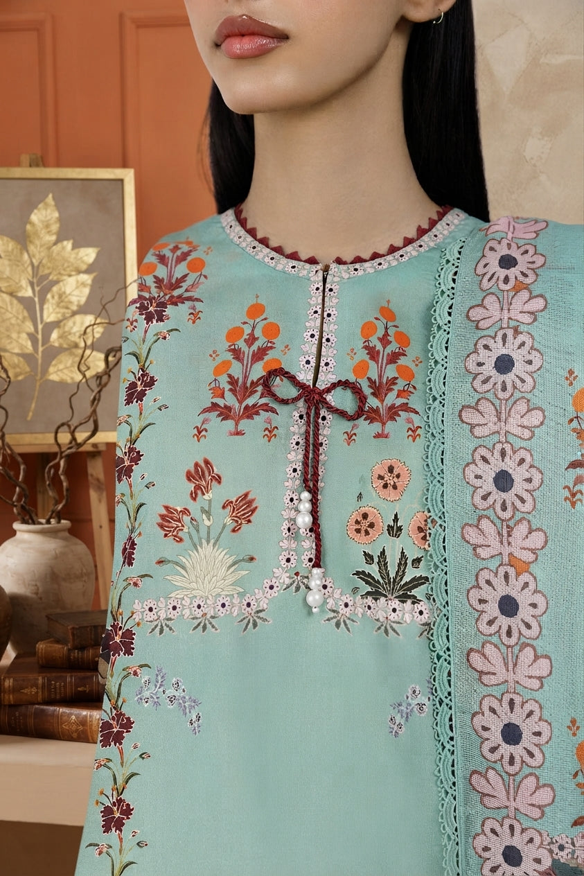 Stitched Printed Lawn Suit