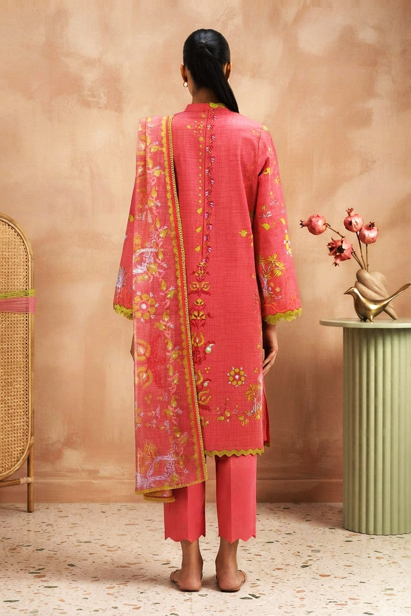 Stitched Printed Lawn Suit Secondary image