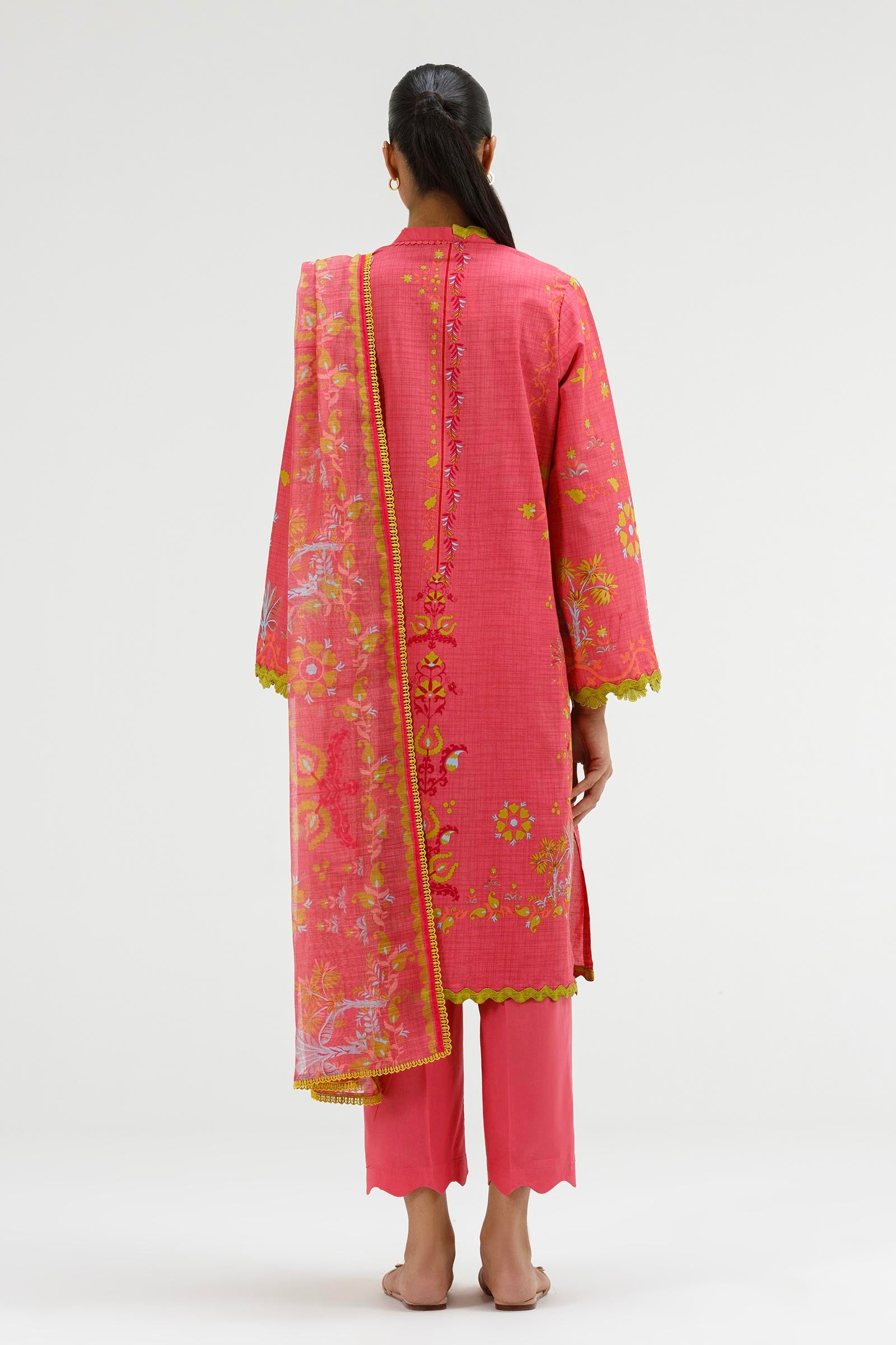 Stitched Printed Lawn Suit Secondary image
