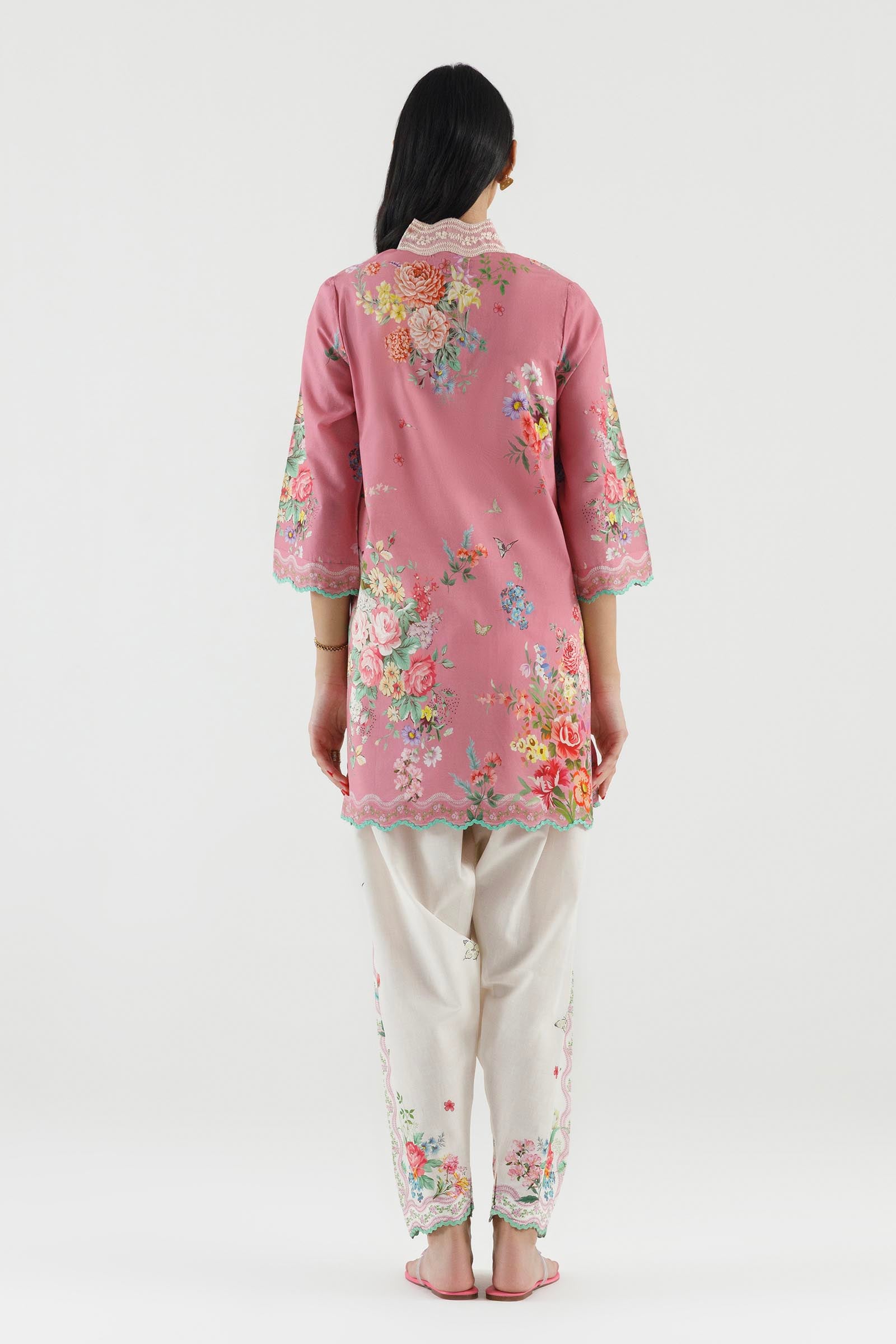 Stitched Printed Lawn Shirt+ Shalwar