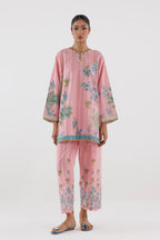 Stitched Printed Lawn Shirt+ Culotte