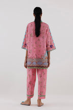 Stitched Printed Lawn Shirt+ Culotte