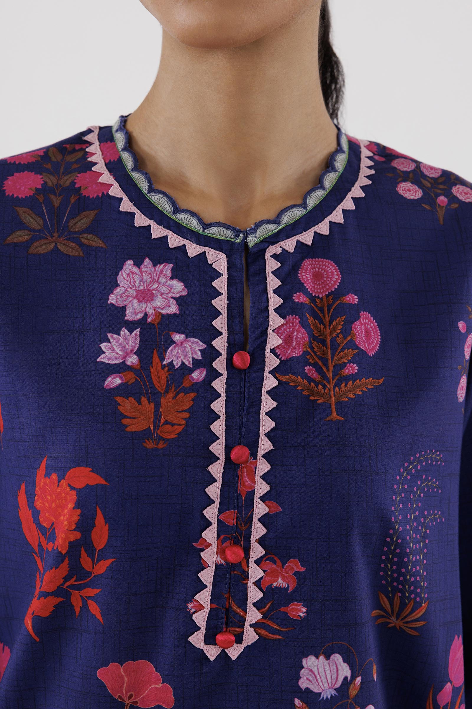 Stitched Printed Lawn Shirt+ Culotte