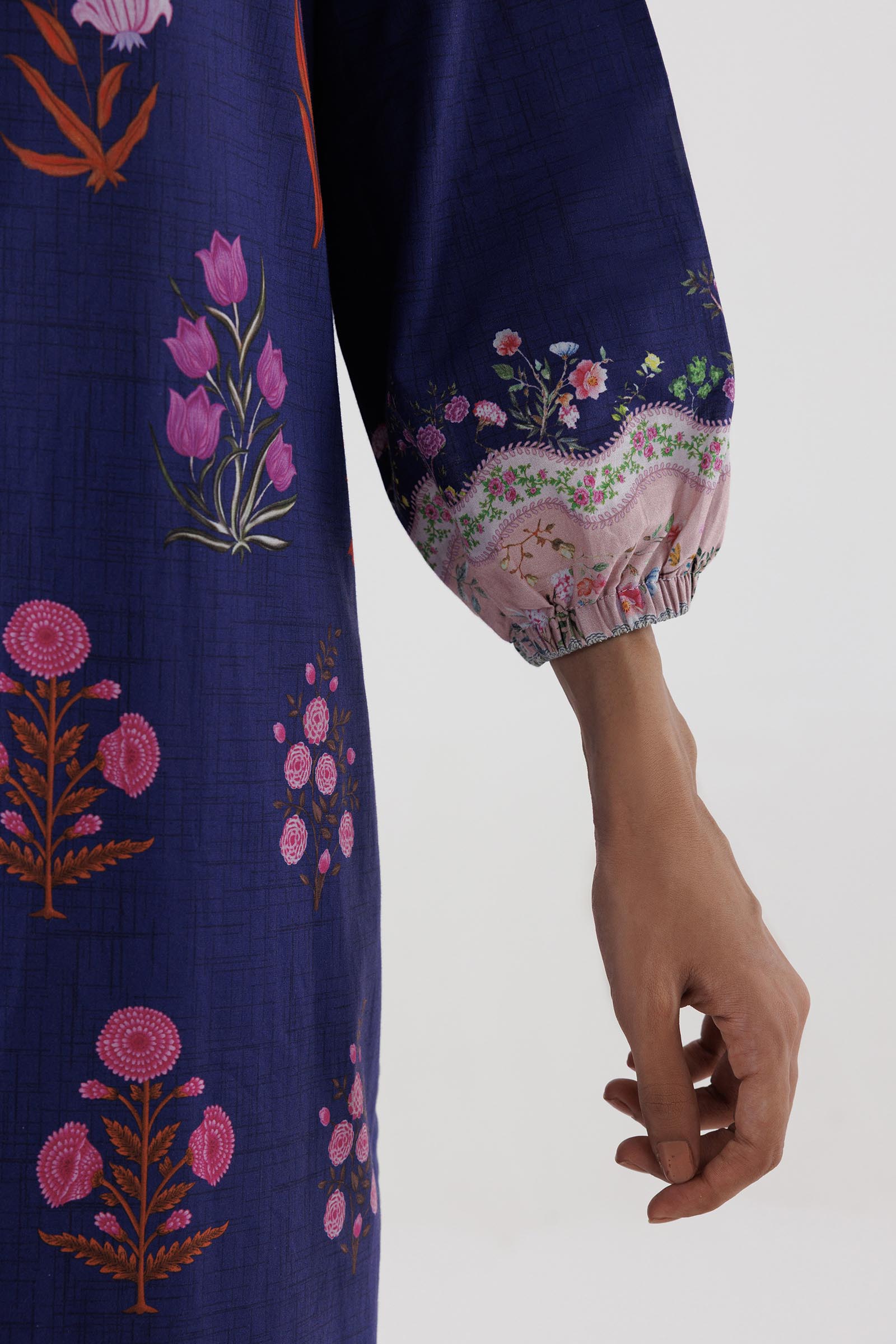 Stitched Printed Lawn Shirt+ Culotte
