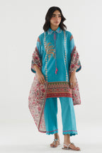 Stitched Printed Lawn Suit