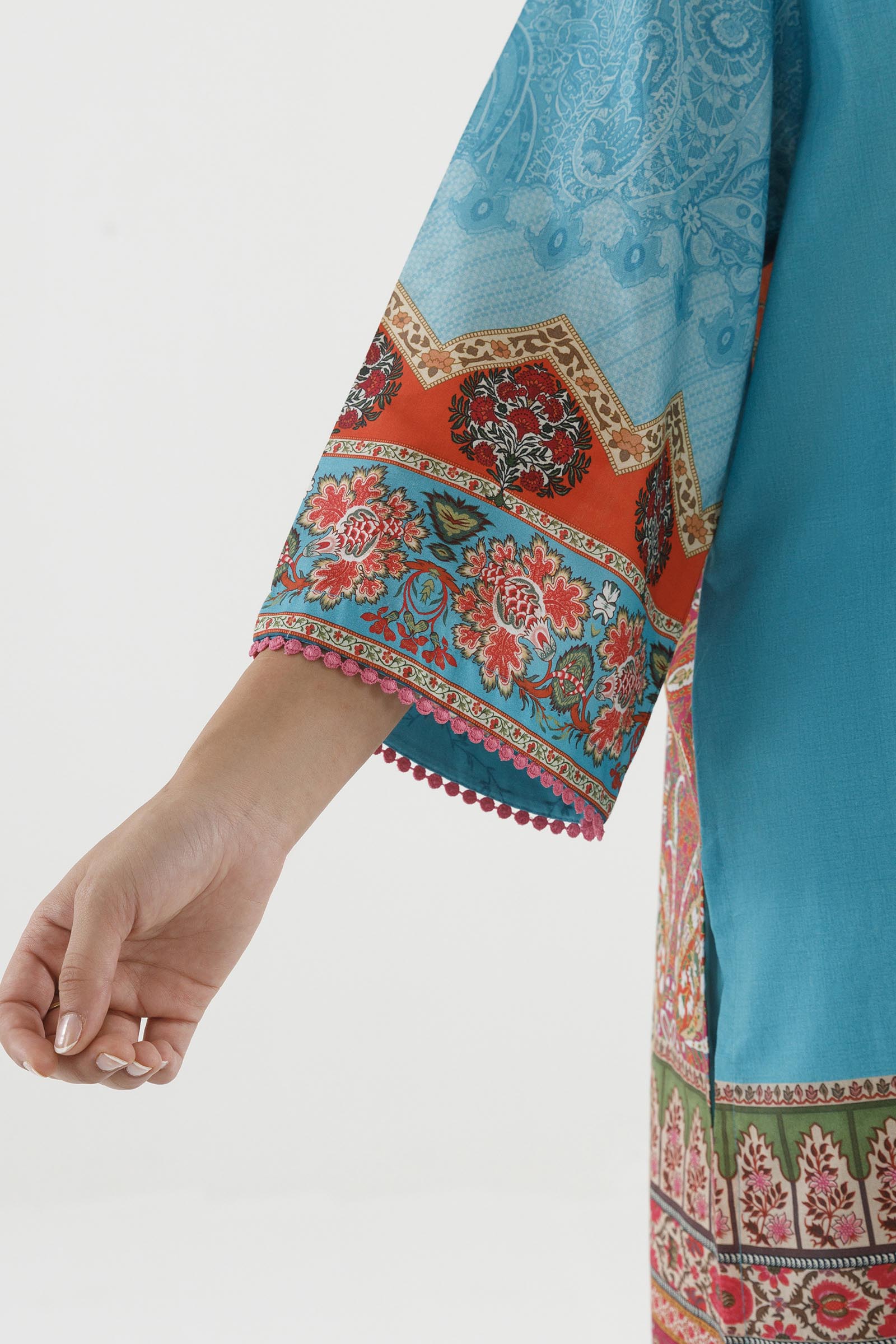 Stitched Printed Lawn Suit