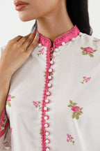 Stitched Embroidered Lawn Shirt+ Shalwar