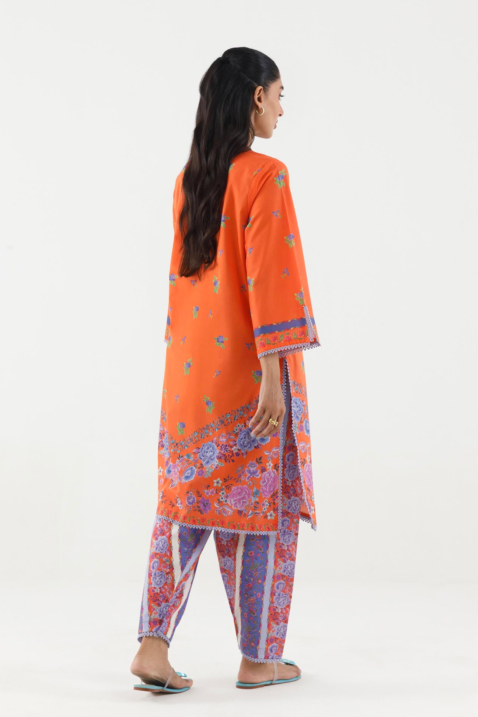 Stitched Printed Lawn Shirt+ Shalwar