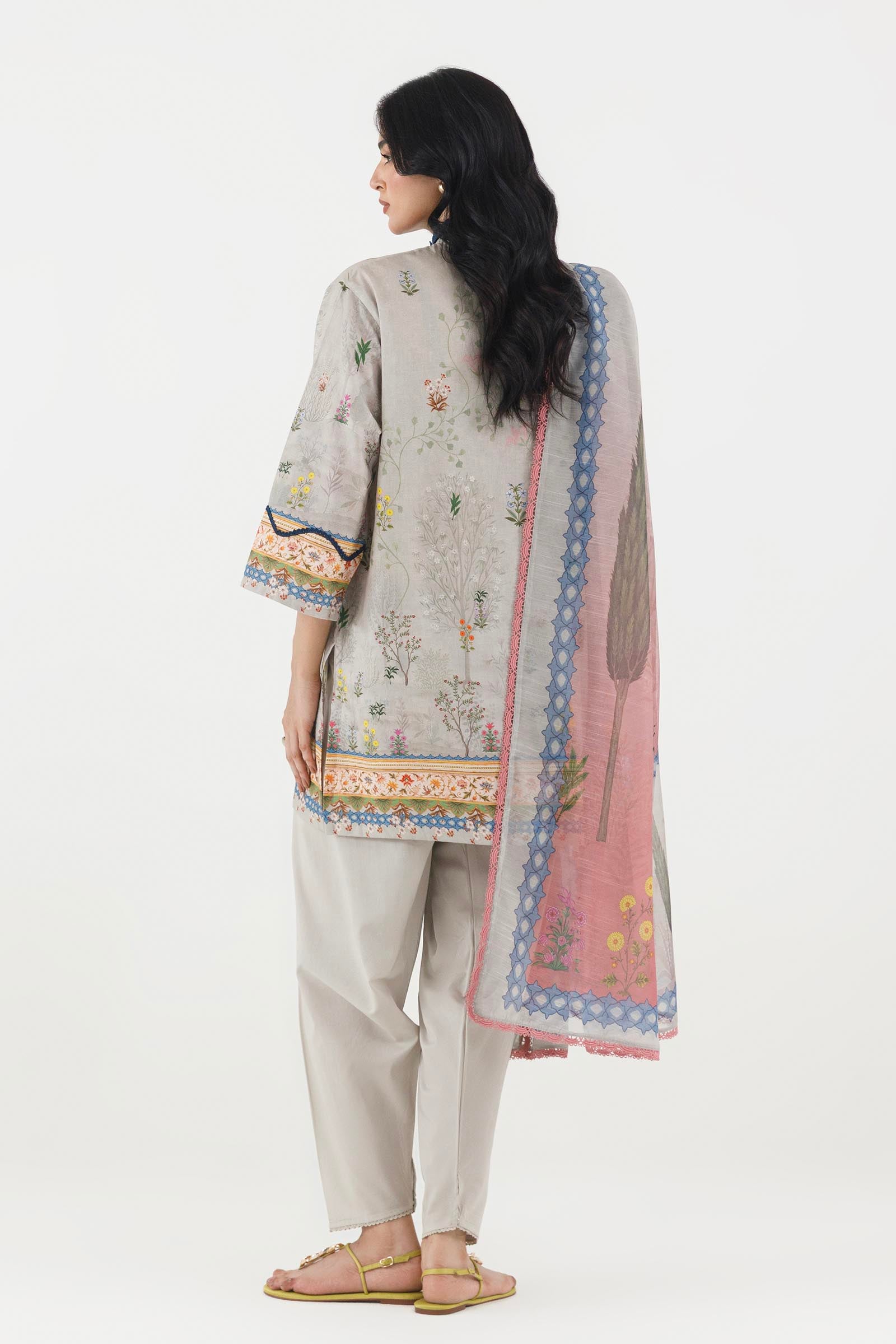 Stitched Printed Lawn Suit