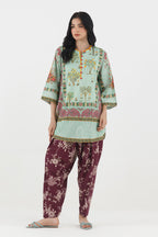 Stitched Printed Lawn Shirt+ Shalwar
