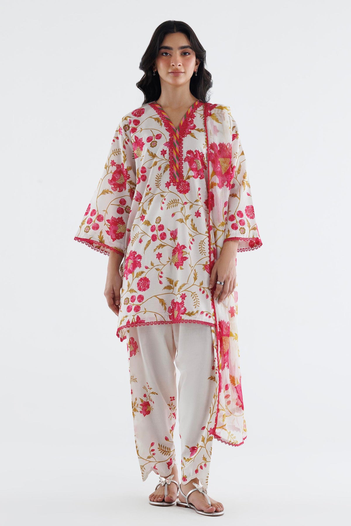 Stitched Printed Lawn Suit Main image
