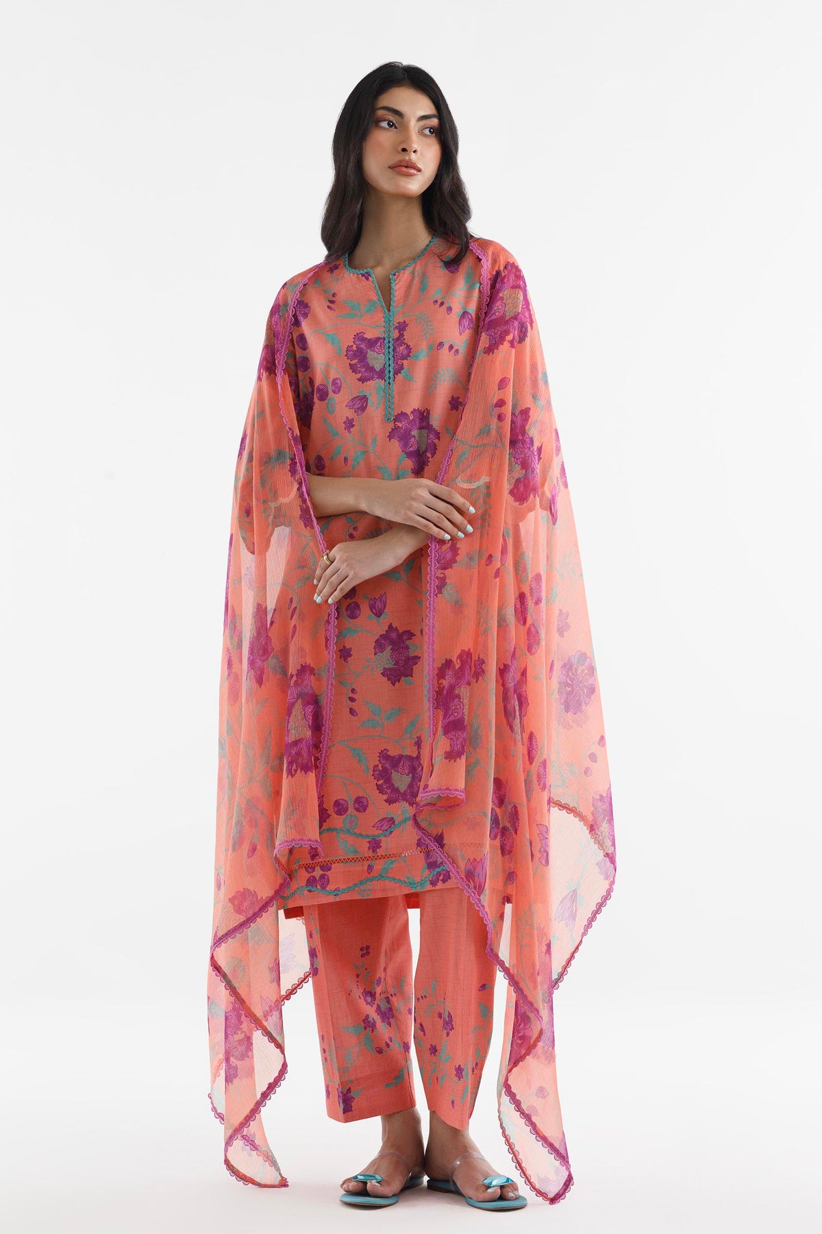 Stitched Printed Lawn Suit