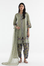 Stitched Printed Lawn Suit