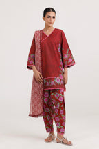Stitched Printed Lawn Suit