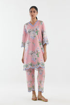 Stitched Printed Lawn Shirt+ Culotte