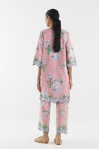Stitched Printed Lawn Shirt+ Culotte