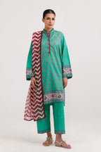 Stitched Printed Lawn Suit