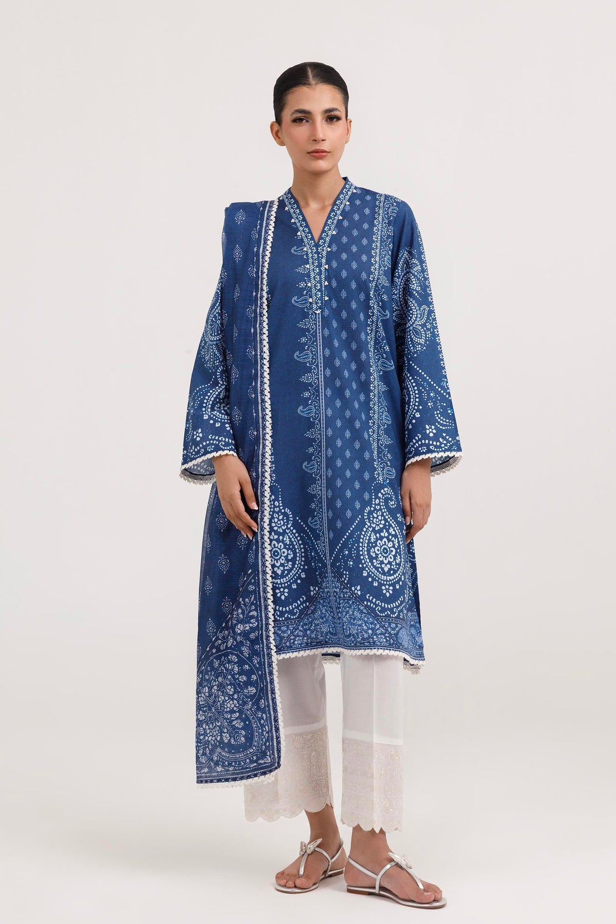 Stitched Printed Shirt+ Dupatta Main image
